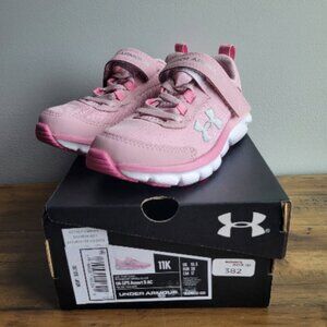 NWB Under Armour Girls 11K Pink UA GPS Assert 9 AC